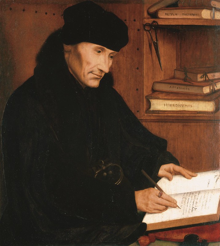 Utopia: Quinten Metsys Portret van Desiderius Erasmus 