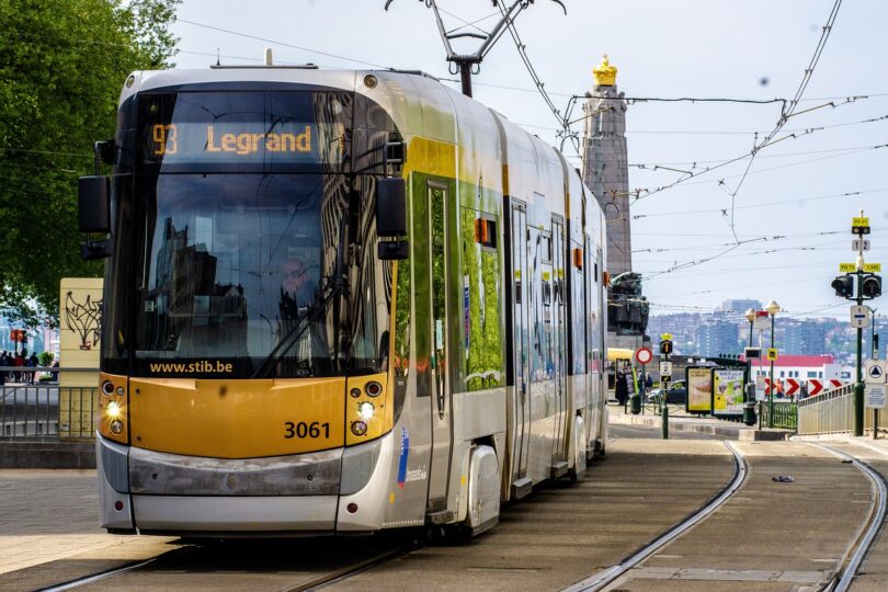 brussels tram transport city 7183089