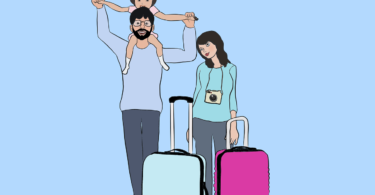 family travel luggage man vacation 7293705
