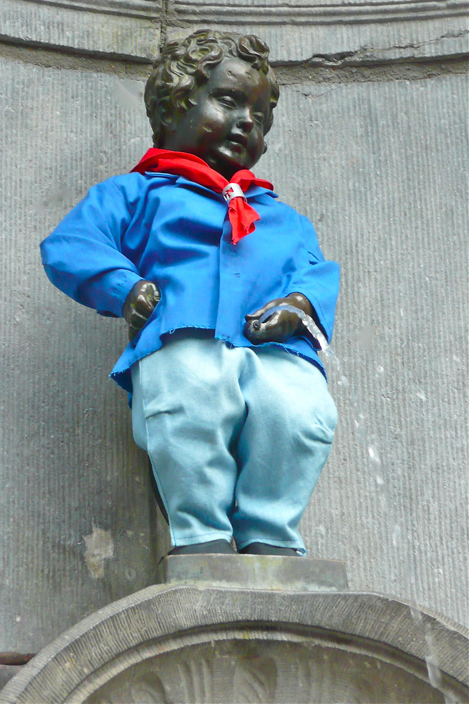 'Manneken Pis' 'Little Man Piss' in Brussels